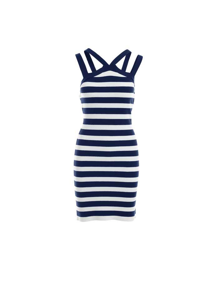 Minnie Rose - Striped Criss Cross Dress