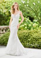 Enchanting By Mon Cheri - 118132 Floral Embroidered Wedding Gown