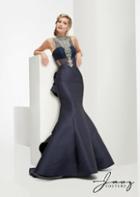 Jasz Couture - Crystal-encrusted Mermaid Dress 5935