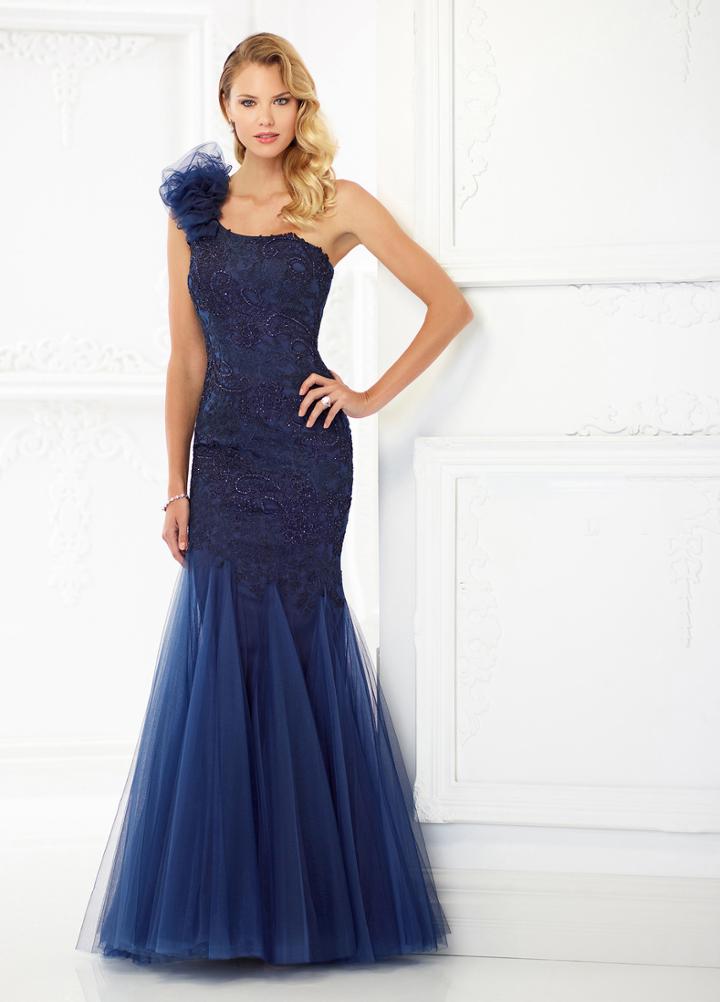 Montage By Mon Cheri - 118986 One-shoulder Trumpet Gown