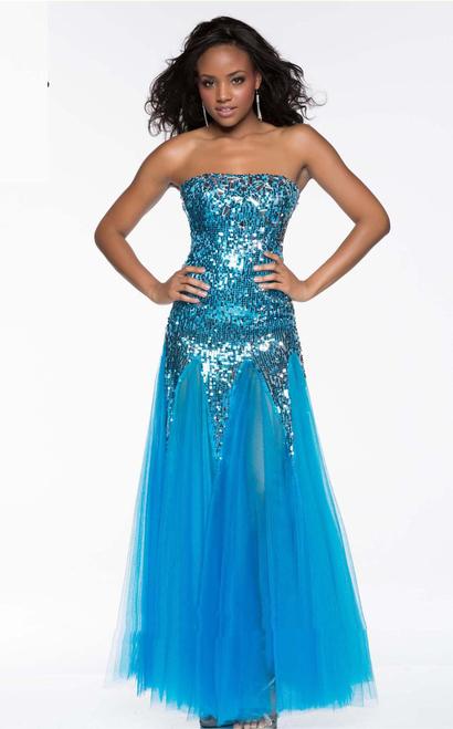 Nina Canacci - 4039 Dress In Turquoise