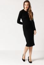 Getting Back To Square One - The Sweater Dress In Black