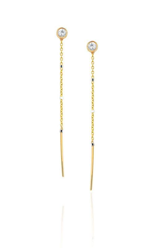 Logan Hollowell - New! Shooting Star Half Thread Through Single Diamond - Single