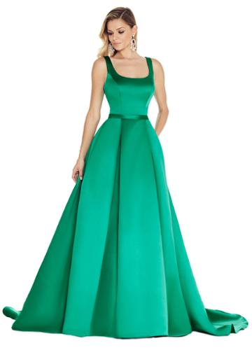 Ashley Lauren - 1294 Pleated Satin Ball Gown