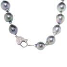 Mabel Chong - Pave Diamond Tahitian Pearl Necklace-wholesale