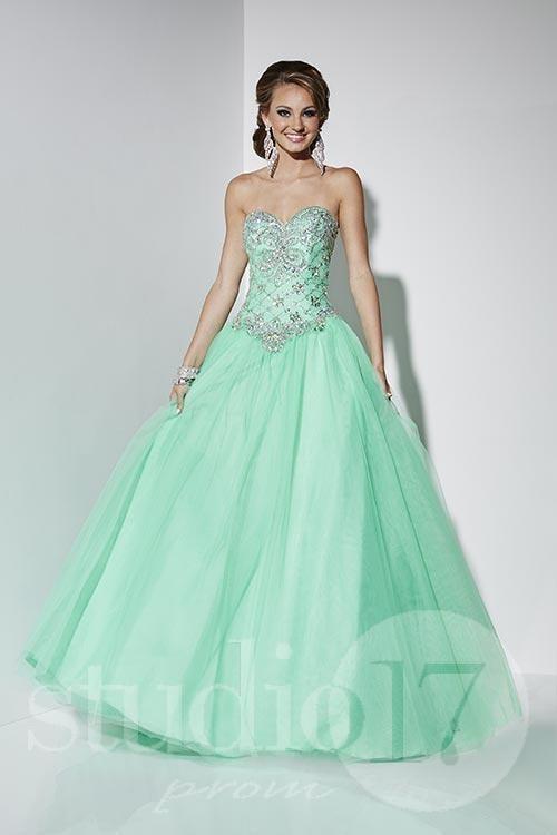 Studio 17 - 12567 Beaded Sweetheart Tulle Ballgown