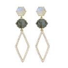 Rachael Ryen - Pronged Pave Drops In Labradorite And Moonstone