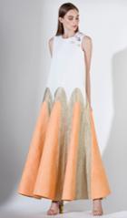Saiid Kobeisy - 3443 Loose Fitting Brocade Long Formal Dress
