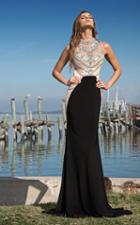 Colors Dress - 1781 Crystal Hourglass Evening Gown