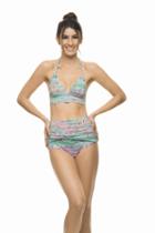 2018 Estivo Swimwear - Drapped Straps, Wide Contour & Removable Cups Halter Top 2072/pin/02