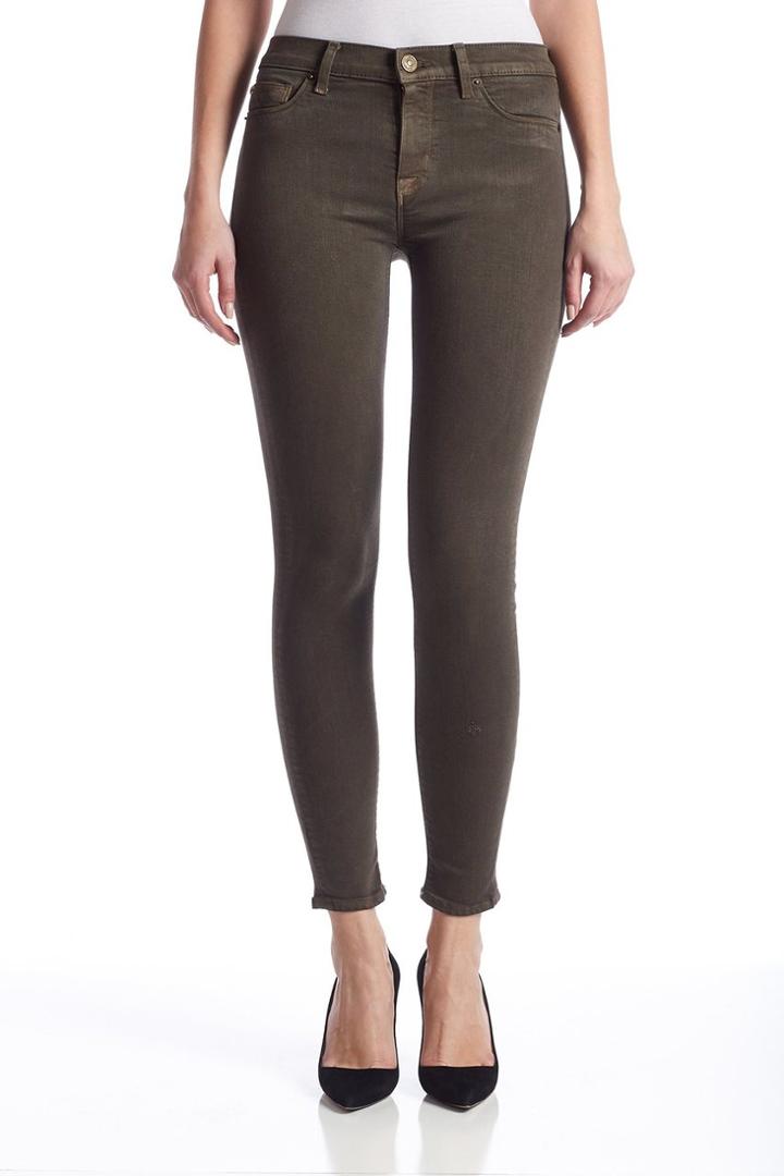 Hudson Jeans - Wma407ten Nico Midrise Ankle Super Skinny In Trooper Green