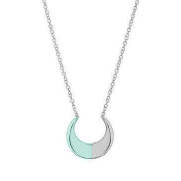 Bonheur Jewelry - Amã£â©lie Silver/green Gold Necklace