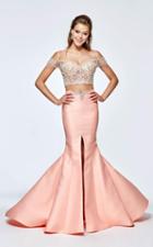 Tarik Ediz - 93178 Two Piece Beaded Lace Mermaid Gown