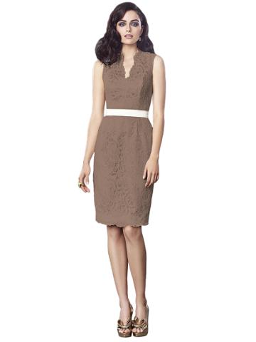Dessy Collection - 2912bl Dress In Cappuccino