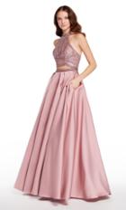 Alyce Paris - 60223 Beaded Halter Neck Two-piece A-line Gown