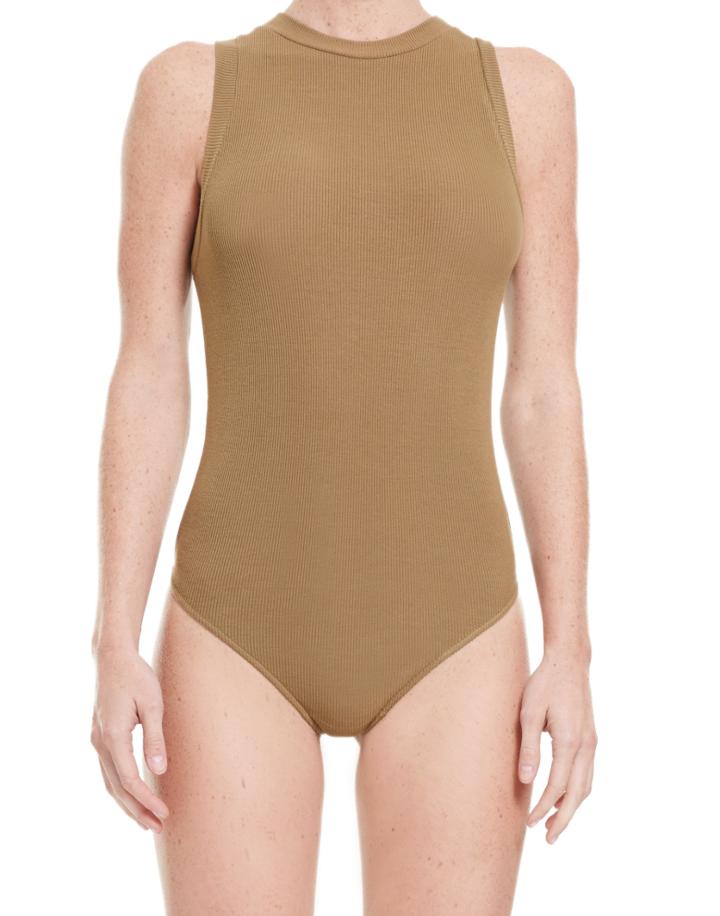Getting Back To Square One - Getting Back To Square One - Sleeveless Bodysuit In Kangaroo