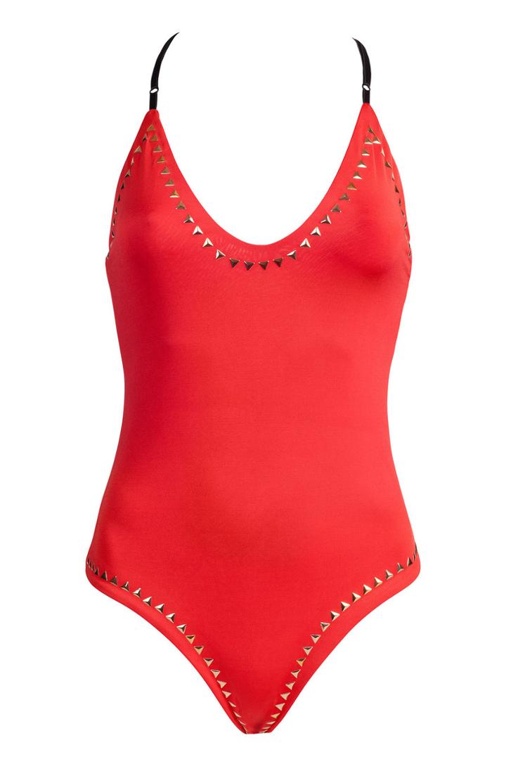 Tomato Studded Colette One-piece