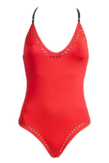 Tomato Studded Colette One-piece