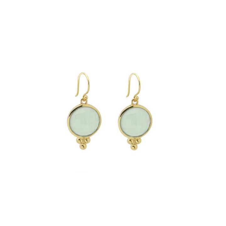 Margaret Elizabeth - Riviera Drops Aqua Chalcedony