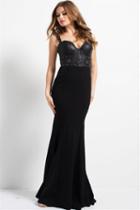 Jovani - 49520 Fitted Embellished Sweetheart Gown
