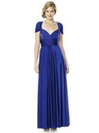 Dessy Collection - Mj-twist2 Dress In Sapphire