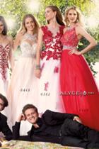 Alyce Paris - 6448 Prom Dress In Red Solid