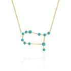 Logan Hollowell - Gemini Turquoise Constellation Necklace