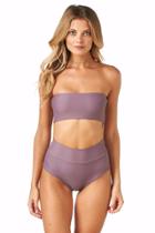 Montce Swim - Mauve Beau Top X High-rise Bottom Bikini Set