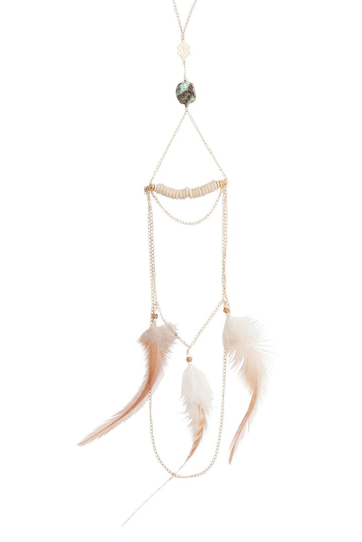 Heather Gardner - Goddess Feather Necklace