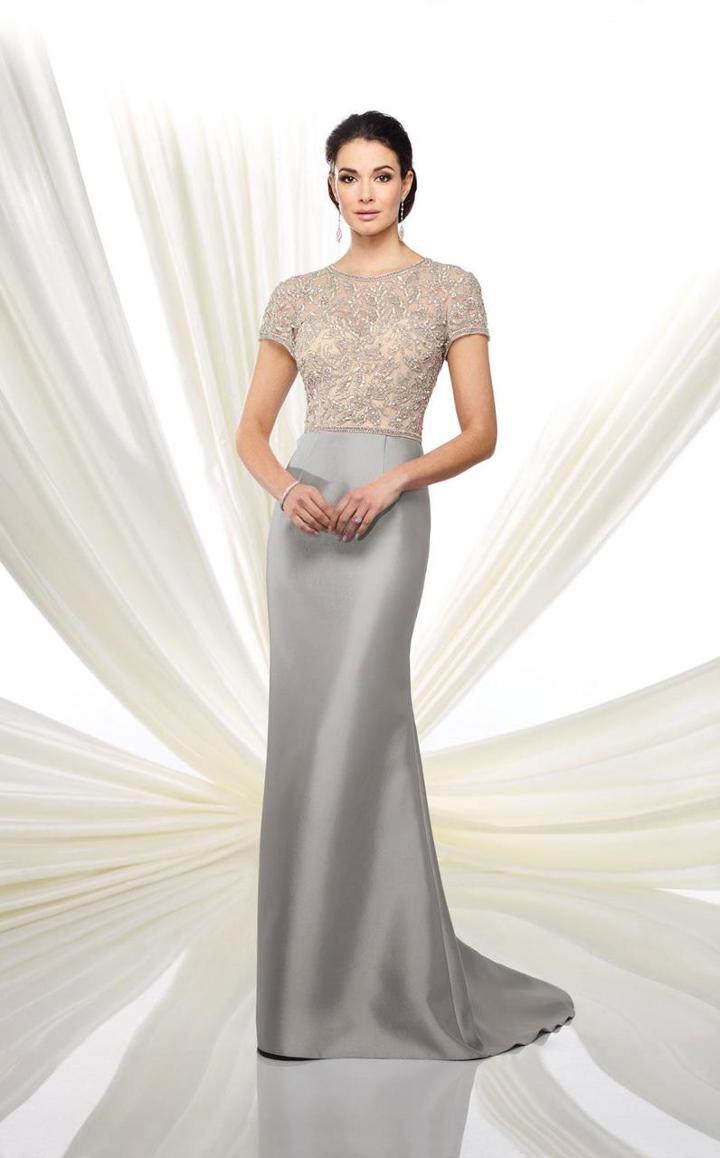 Ivonne D By Mon Cheri - Long Mikado Fit And Flare Evening Dress 216d45