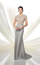 Ivonne D By Mon Cheri - Long Mikado Fit And Flare Evening Dress 216d45