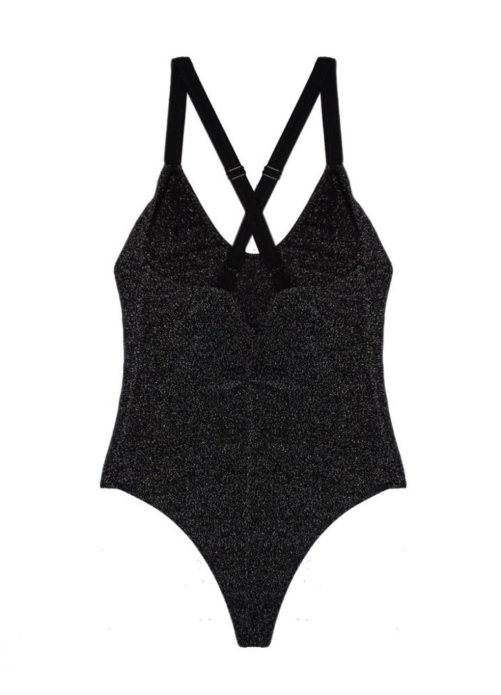 Leah Shlaer Swimwear - The Pavlova Disco Silver One Piece