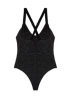 Leah Shlaer Swimwear - The Pavlova Disco Silver One Piece