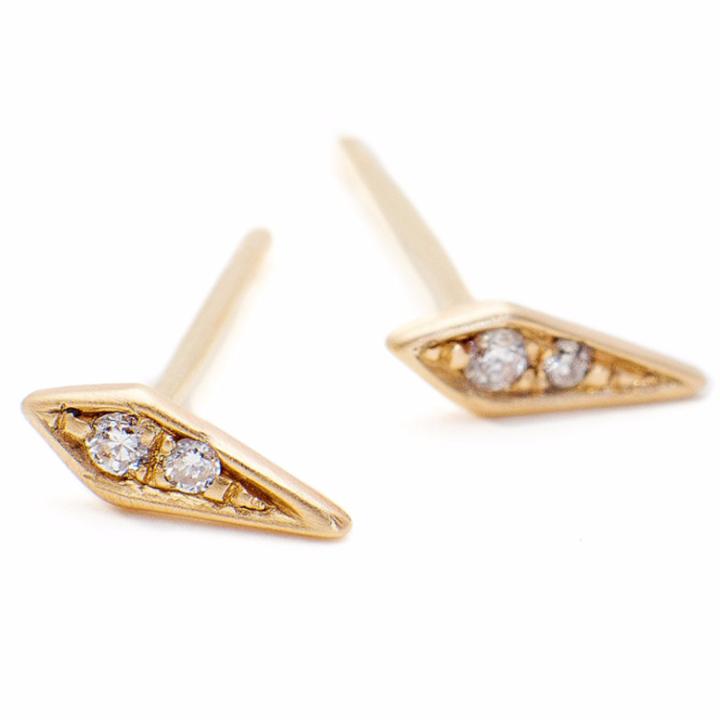 Vanessa Lianne - Baby Inez Diamond Studs