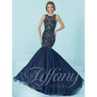 Tiffany Designs - Fabulous Sleeveless Gown With Sparkling Detail 16205