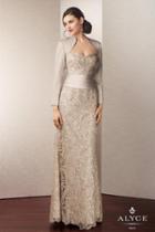 Alyce Paris Mother Of The Bride - 29558 Dress In Pearl Solid
