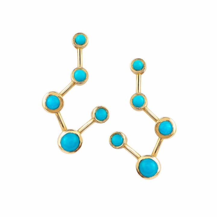 Logan Hollowell - Big Dipper Turquoise Constellation Earrings *limited Edition*
