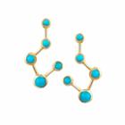Logan Hollowell - Big Dipper Turquoise Constellation Earrings *limited Edition*