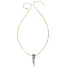 Heather Hawkins - Gemstone Horn Rolo Chain Necklace