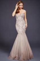 Jovani - 37185 Embellished Sweetheart Mermaid Dress