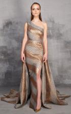 Mnm Couture - N0152 Fitted One Shoulder Evening Gown
