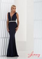 Jasz Couture - 5707 Dress In Navy
