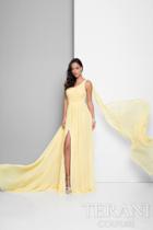 Terani Evening - One-shoulder Gown With High Side Slit 1712e3651