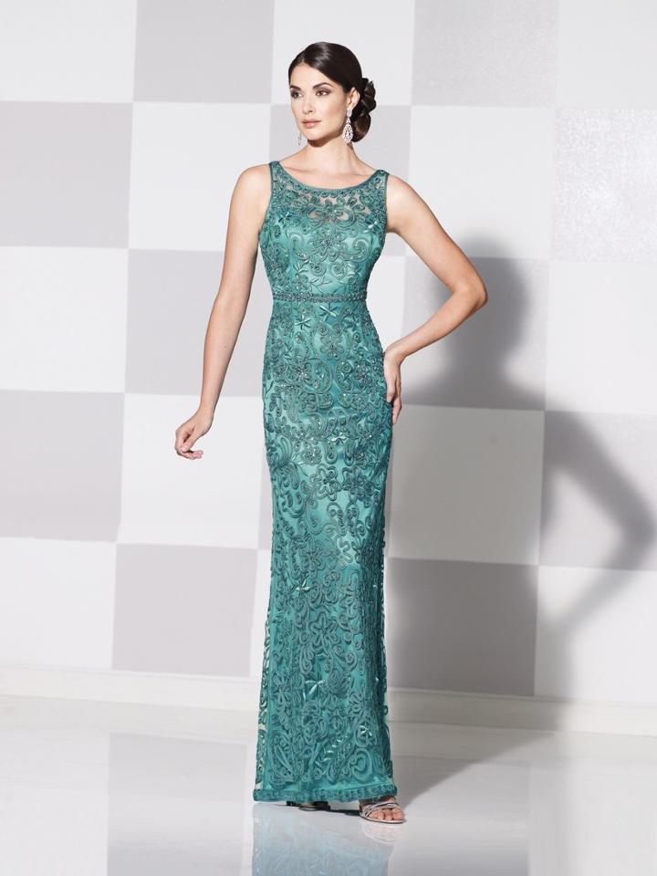Mon Cheri - 115604 Sleeveless Bateau Long Gown