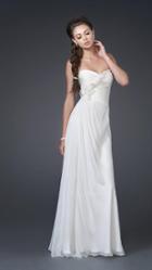 La Femme - Elegant Gown With Jeweled Waist 15648