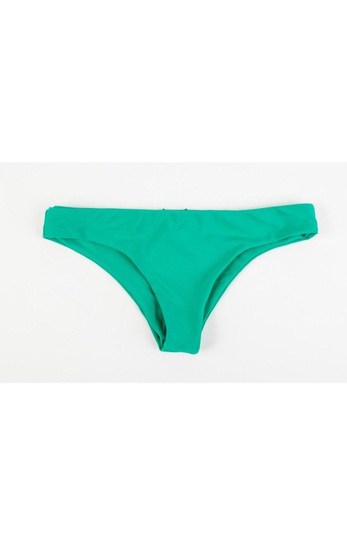 Lolli Swimwear - Double Dip Bottom In Dark Green
