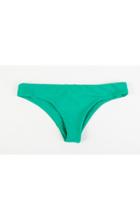 Lolli Swimwear - Double Dip Bottom In Dark Green