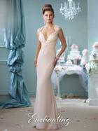 Destinations By Mon Cheri - 116128 Long Dress In Champagne