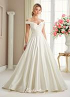 Enchanting By Mon Cheri - 217119 Jeweled Off-shoulder Wedding Gown