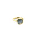 Margaret Elizabeth - Cushion Cut Ring Labradorite